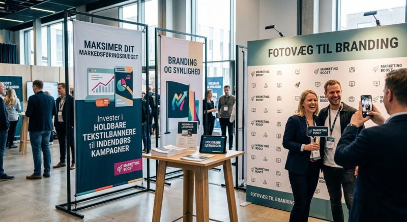 Indendørs kampagner der holder: Sådan skaber tekstilbannere og fotovægge værdi
